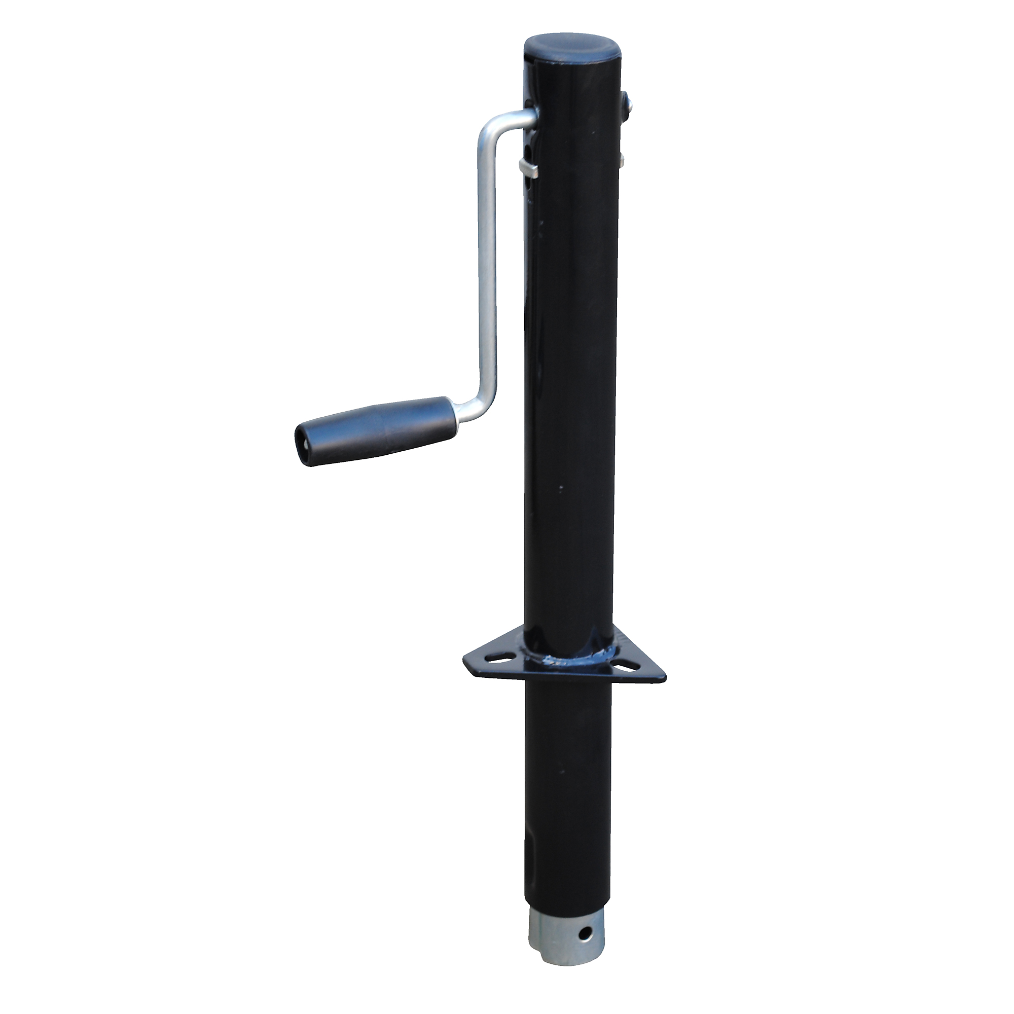 Vestil Trailer Jack - A-Frame, Side Crank, 2000-Lb. Static Capacity, Steel, 24.188in. Max Height, Black, Model# FJ-K2
